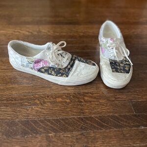 Floral Patchwork Vans Sneakers
